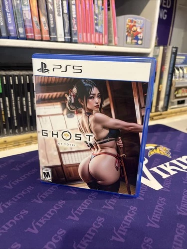 Ghost of Yotei PlayStation 5 With Custom Cover Art
