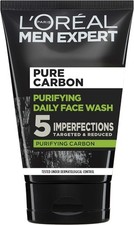 L'Oreal Paris Men Expert Face Wash Pure Charcoal, 100 ml (Pack of 1)