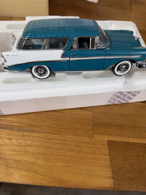 #ad 1956 chevy nomad Toy Car New Condition No Coa Card Franklin mint Diecast Car $59.99