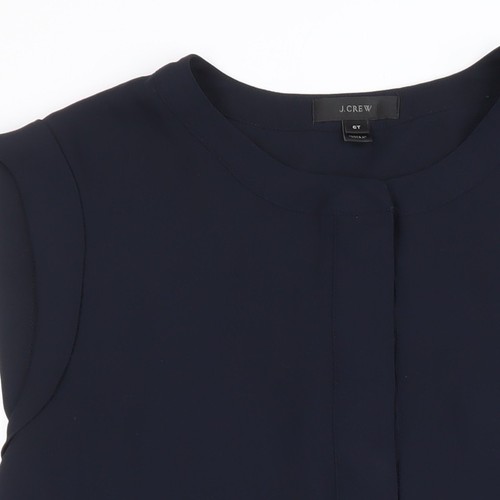 Camicetta alta senza maniche donna blu J.Crew - Foto 5 di 12