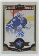 2015-16 O-Pee-Chee Platinum Rookie Auto Rainbow Antoine Bibeau #172 Auto he4