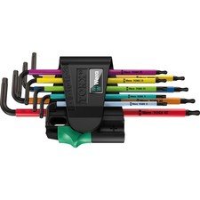 Wera 967 SPKL/9 Multicolour Innen-TORX, TORX BO Winkelschraubendreher-Set   T...