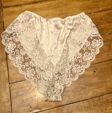 VTG NWOT CHANTILLY Maidenform Nylon  Lace High-cut Panties Union Made SZ 6