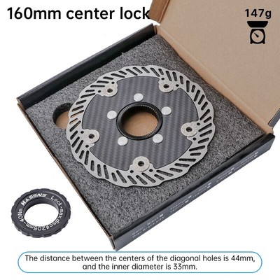 Upgrade Your Ride: Lightweight 140/160mm Carbon Fiber Bike Brake Disc - High-Per