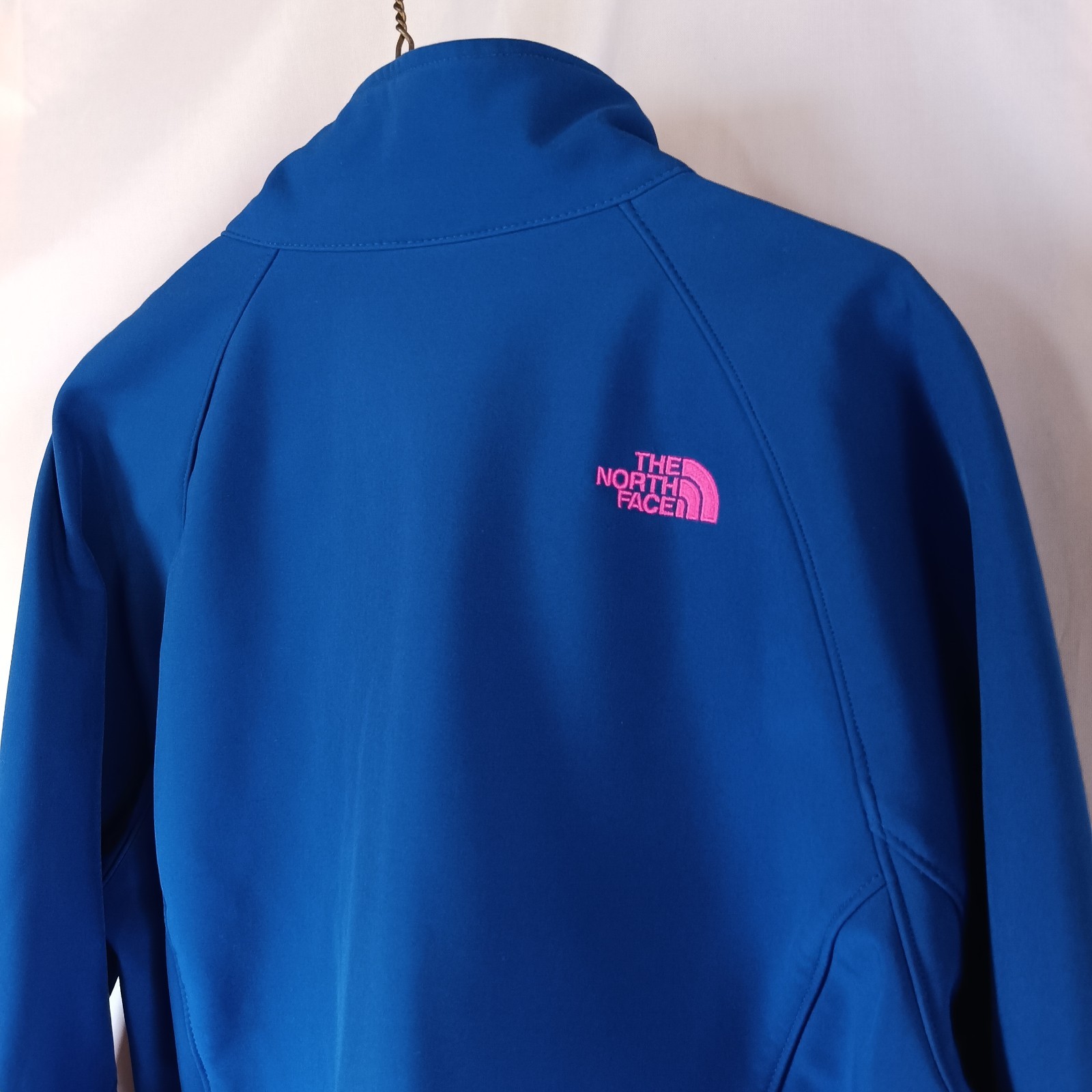 The North Face Women's Blue Pink Soft Shell Jacket XXL Full Zip thumbnail 6
