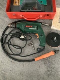 bosch csb 550 re hammer drill 230v 550w flexible bit extender & metal case