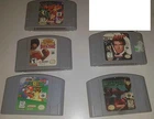 New ListingN64 GAME LOT BUNDLE - MARIO 64, STARFOX 64, 007 GOLDENEYE, BANJO KAZOOIE, R2RB