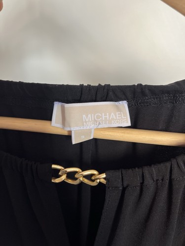 Michael Kors Abendkleid Schwarz 36 Gold - Bild 4 von 10