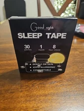 New Sleep Tape, Gentle On Skin, Hypoallergenic - 30 Patches, 8 Hour Release-s5