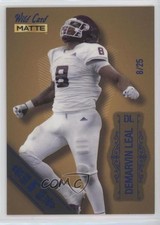 2022 Wild Card MATTE Gold 5 Stripe 8/25 DeMarvin Leal #MB-31 Rookie RC 0w8. rookie card picture