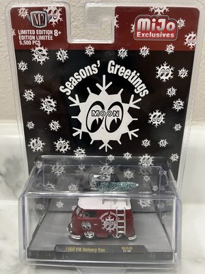 2021 M2 MACHINES MIJO Exclusive 1960 VW Delivery Van MOONEYES CHRISTMAS MJS40
