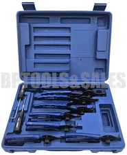 11 Pc Snap Ring Pliers Set Mechanics Circlips Auto Tool Internal External Pliers