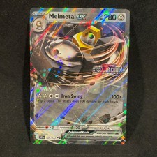 Melmetal ex (Stellar Crown Stamped) 105/142 Holo NM