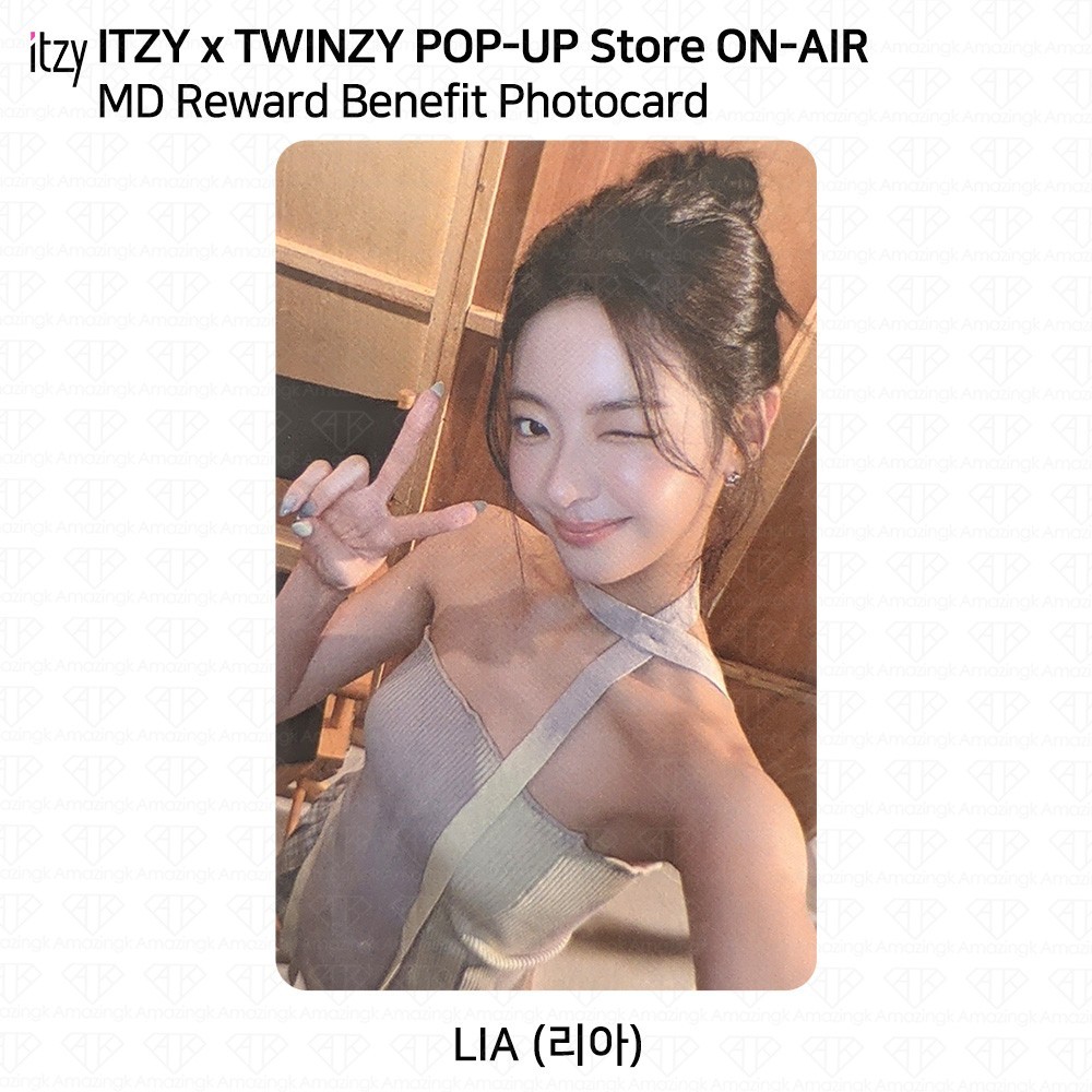 ITZY x TWINZY POP-UP Store ON-AIR Trading Card Benefit Photocard