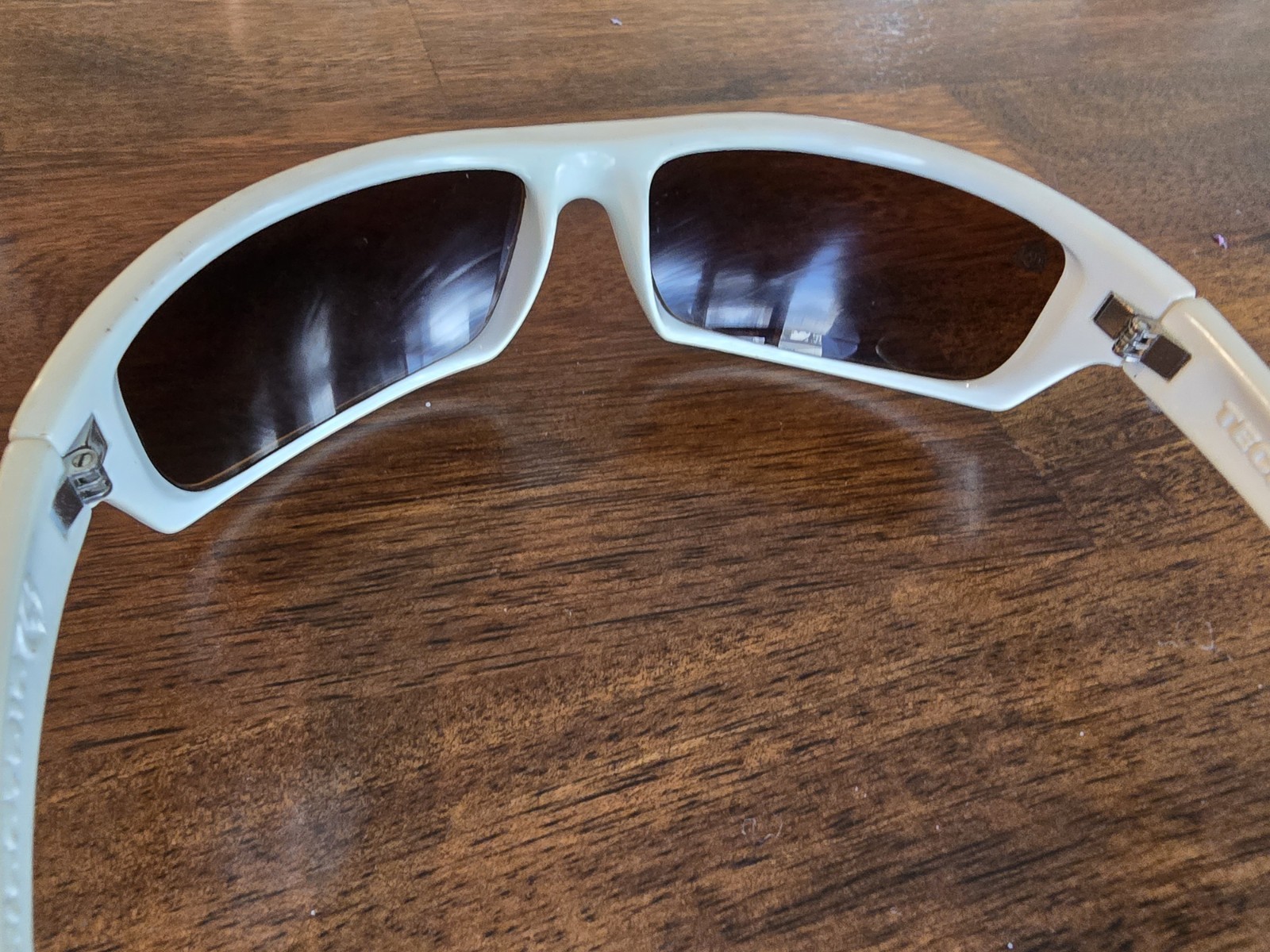 Electric Technician Sunglasses White Frames Vinta… - image 5