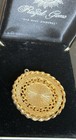 Vintage Regal Gems 1895 Indian Head Coin Pendant 2.25ct Gold Tone Necklace — photo 7