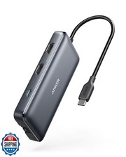 Anker Laptop Docking Station Dual Monitor, 8-in-1 USB C Hub, 4K Dual Monitor