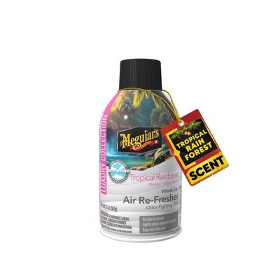 Meguiars Whole Car Air Refresher Spray | Tropical Rainforest Scent 2oz Aerosol