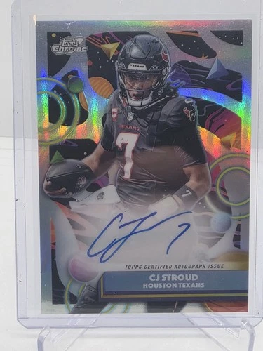 2025 Topps Chrome CJ Stroud Chrome Autographs (RAW)