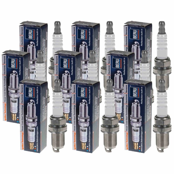 9X Beru ZüNdkerzen FüR VW Polo AW1 BZ1 T-Cross C11 A11 Seat Arona KJ7 Ibiza V-image