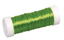 RAYHER - FILO METALLICO PER BIGIOTTERIA0,3MM 50MT - COLORE VERDE CHIARO