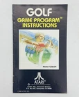 MANUAL ONLY Golf Atari 2600 Vintage 1980 GUC FREE S&H NO TRACKING