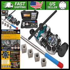 Brake Line Flaring Tool Kit For 45 Single Double Bubble Flares 316-38in