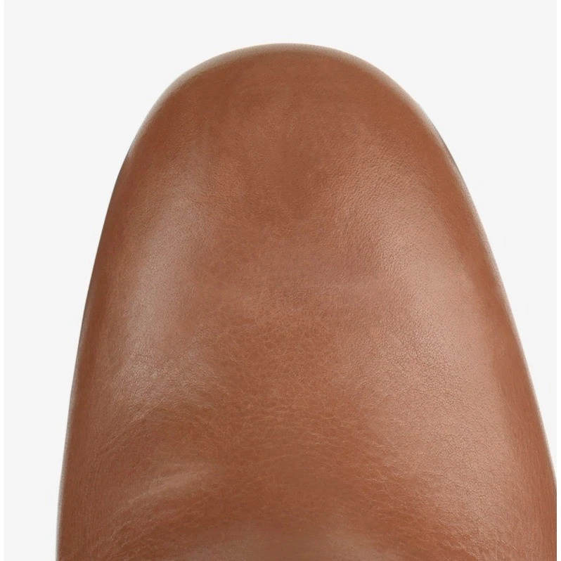 Botas hasta la rodilla Johnston & Murphy talla 7 marrón coñac cuero napa NUEVAS Charlotte Foto 4 de 4