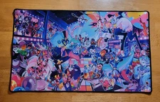 Helluva Boss Pride 2025 Playmat Vivziepop Sharkrobot Vassago Stolas Beelzebub