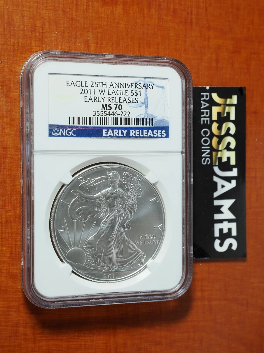 American Eagle MS 70 Graded 2011 Silver Bullion Coins for sale | eBay