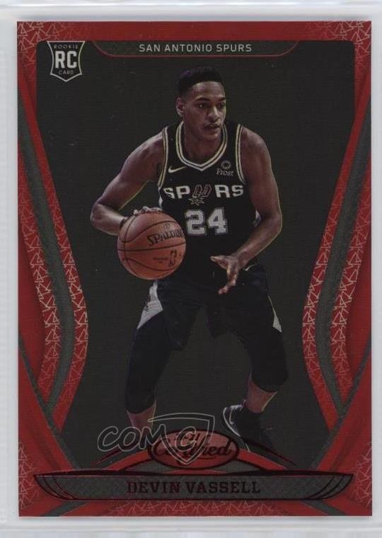 2020-21 Certified Mirror Red Devin Vassell #190 Rookie RC 10n9
