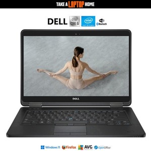 Dell i5 500Gb Laptop Windows11 Pro HD 14,1" WLAN Lautsprecher lange Akkulaufzeit