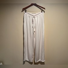 PJ Harlow Jolie Pant Satin sleepwear loungewear size large