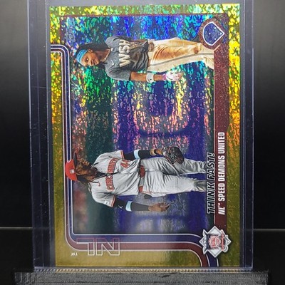 2025 Topps Series Two Gold Think Fast! /50 Elly De La Cruz / CJ Abrams