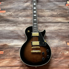 Custom Shop Brown Electric Guitar Gold color hardware USA in stock free shipping