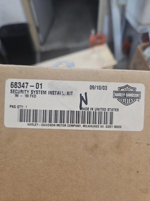 Harley Davidson 96-99 Dyna Glide FXD Security System Installation Kit 68347-01