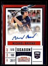 2017 CONTENDERS SEASON TICKET AUTO MICHAEL BROOKS USA