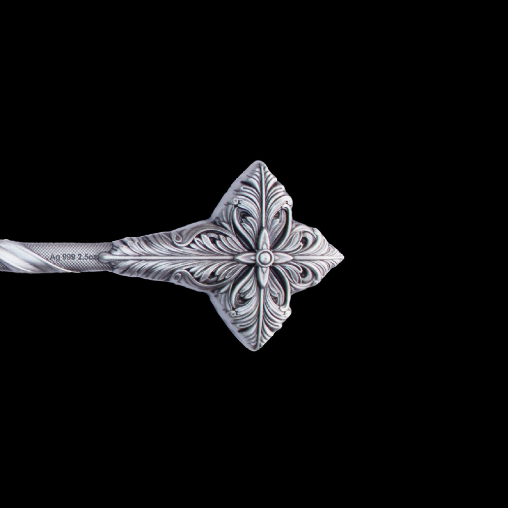 2024 South Korea Angel Sword Halberd of Raphael 2.5 oz Silver