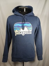 Patagonia Fitz Roy Far Out Ahnya Hoodie Blue Women's Small