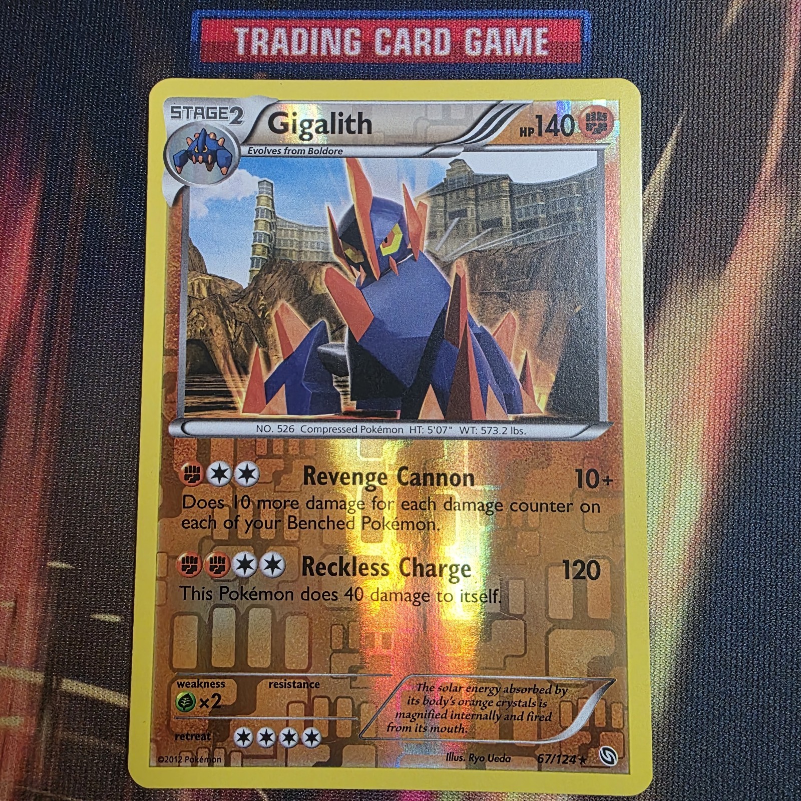 Gigalith Reverse Holo Holo Rare Dragons Exalted 67/124 NM