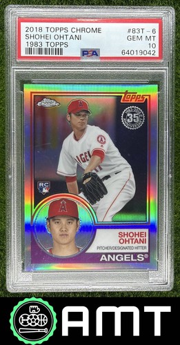 Shohei Ohtani PSA 10 2018 Topps Chrome 1983 Refractor Angels RC 9042