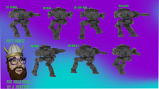 Sha Yu Alternate Mech Model For Battletech 6m...