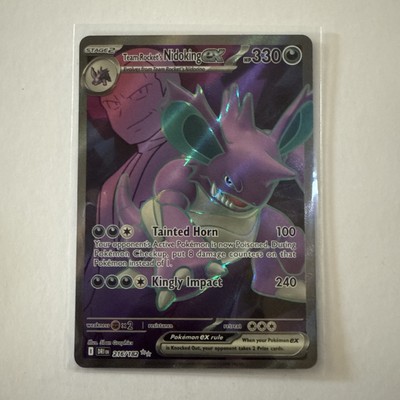 Team Rocket's Nidoking EX 216/182 Destined Rivals FAST SHIPPING