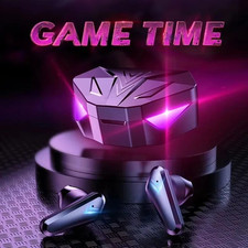 Wireless TWS Gaming Earphones Bluetooth In-Ear Headset Built-in Mic LED Light