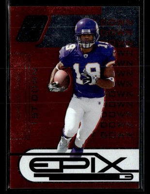 2005 Donruss Zenith #E-7 Troy Williamson Epix Orange 1st Down #/1000
