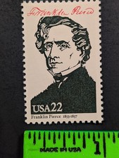 Franklin Pierce 1986 President Poster Stamp