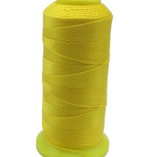 One Spool Yellow Nylon Beading Weaving Sewing Thread Cord String 210D/12,9,6,3