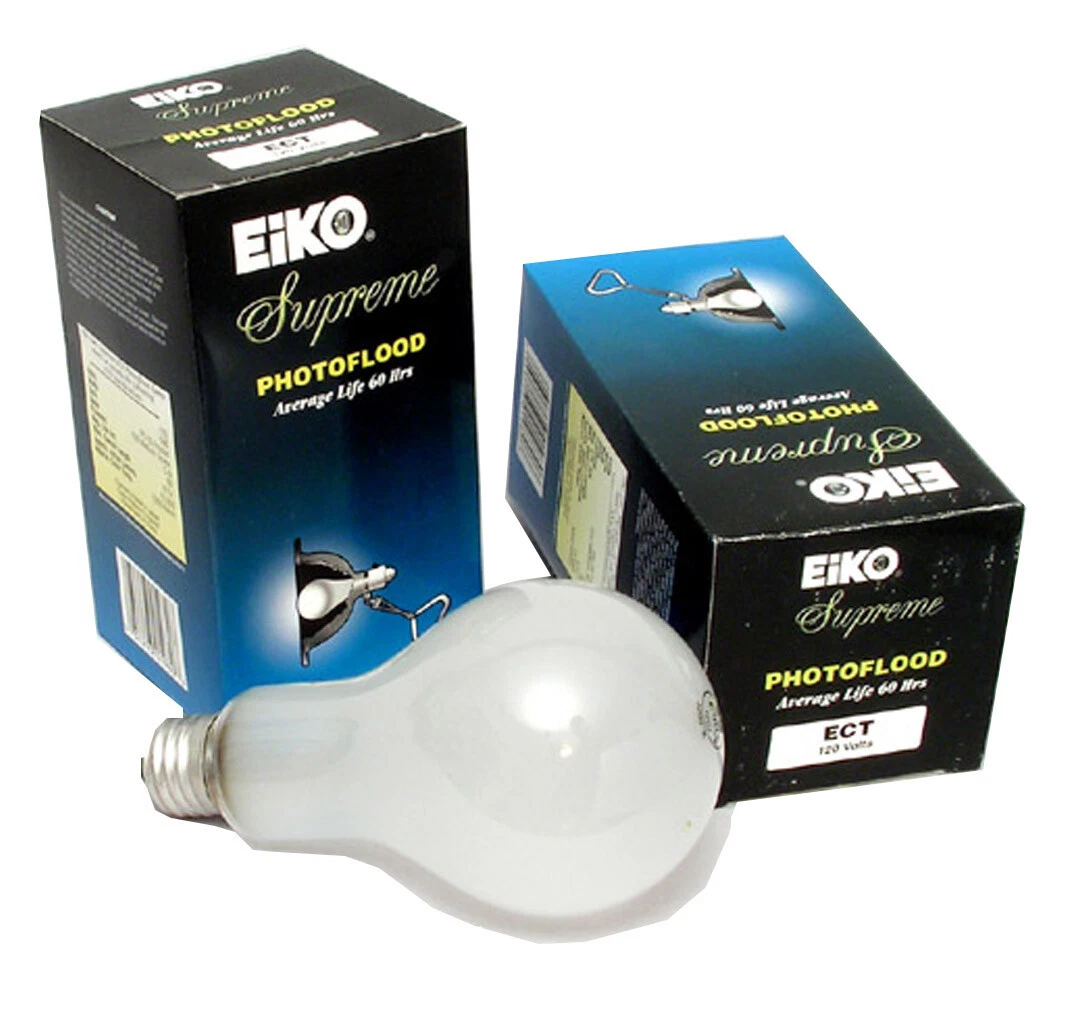 Eiko ECT 120V 500W Inside Frosted PS 25 E26 Base Photoflood Lamp