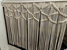 makramee Vorhang Wanddeko Gardiene