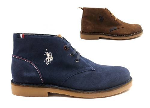 Scarpe da uomo US Polo ASSN polacchine alte casual eleganti comode  invernali | eBay